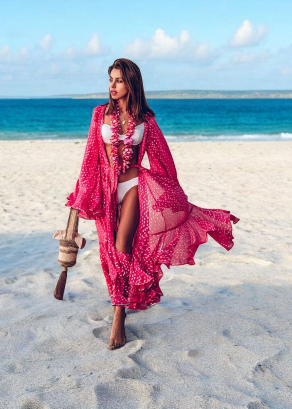 Kimono de plage Femme <br> Mila