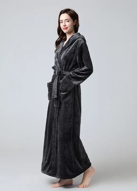 Peignoir Femme très long Noir