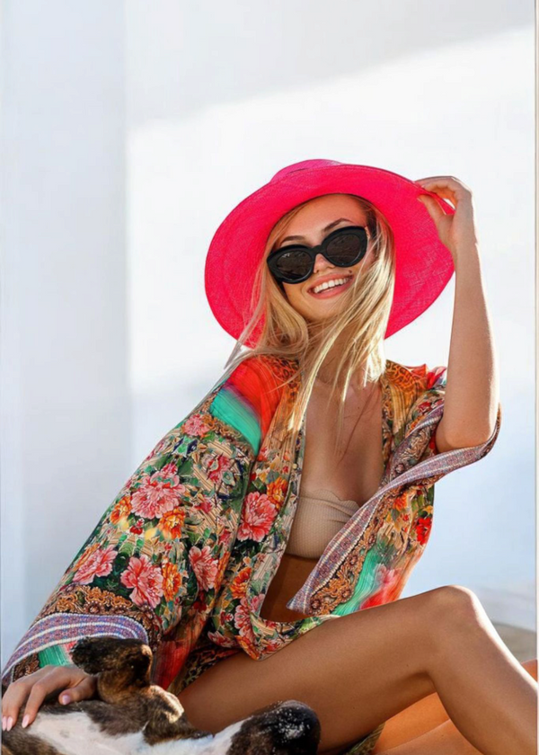 Kimono femme <br> Ligne Florale