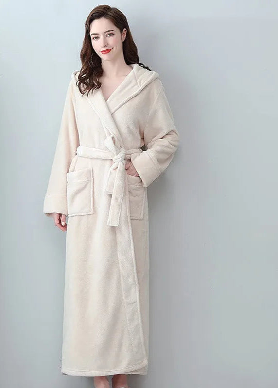 Peignoir Femme Long Beige