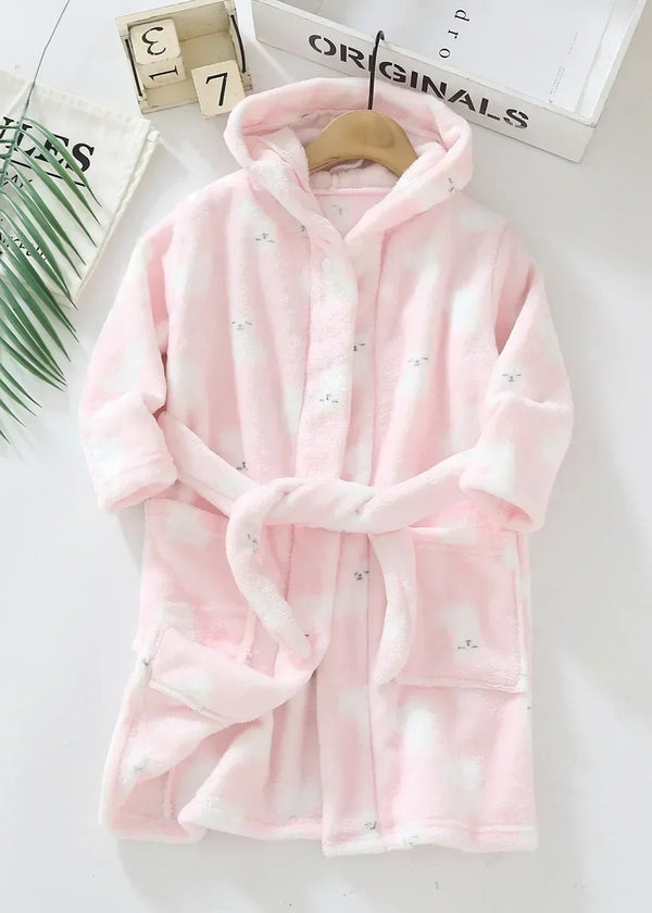 Peignoir Enfant <br> Rose Poudré